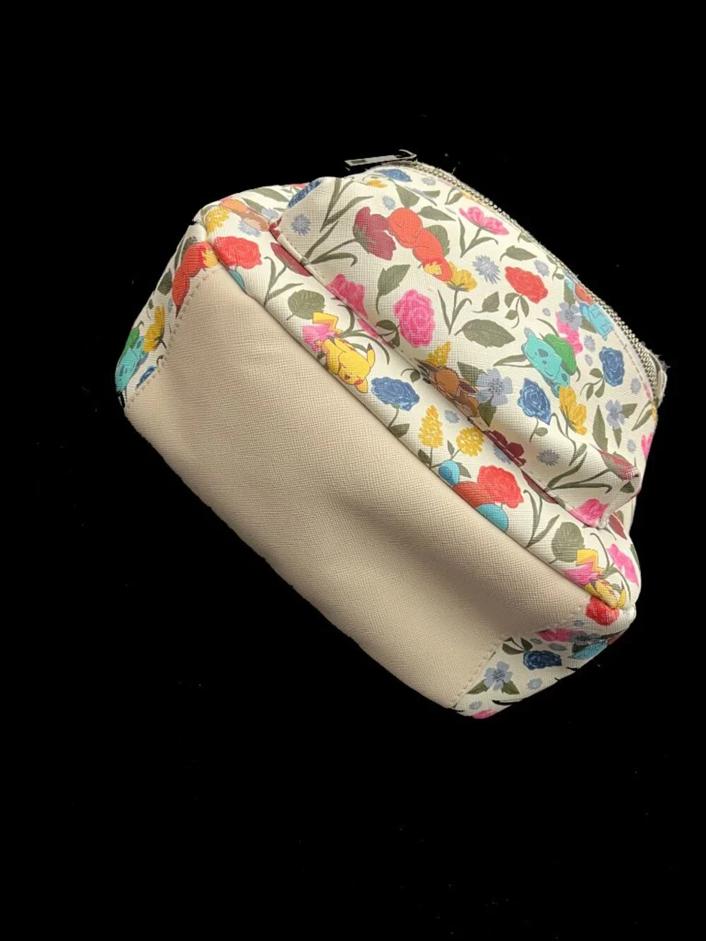 Bioworld Pokemon Sleeping Pikachu Floral Print Mini Backpack Bag